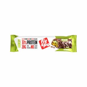 Krõbe proteiinibatoon, 20 g valku, pistaatsia - 60 g