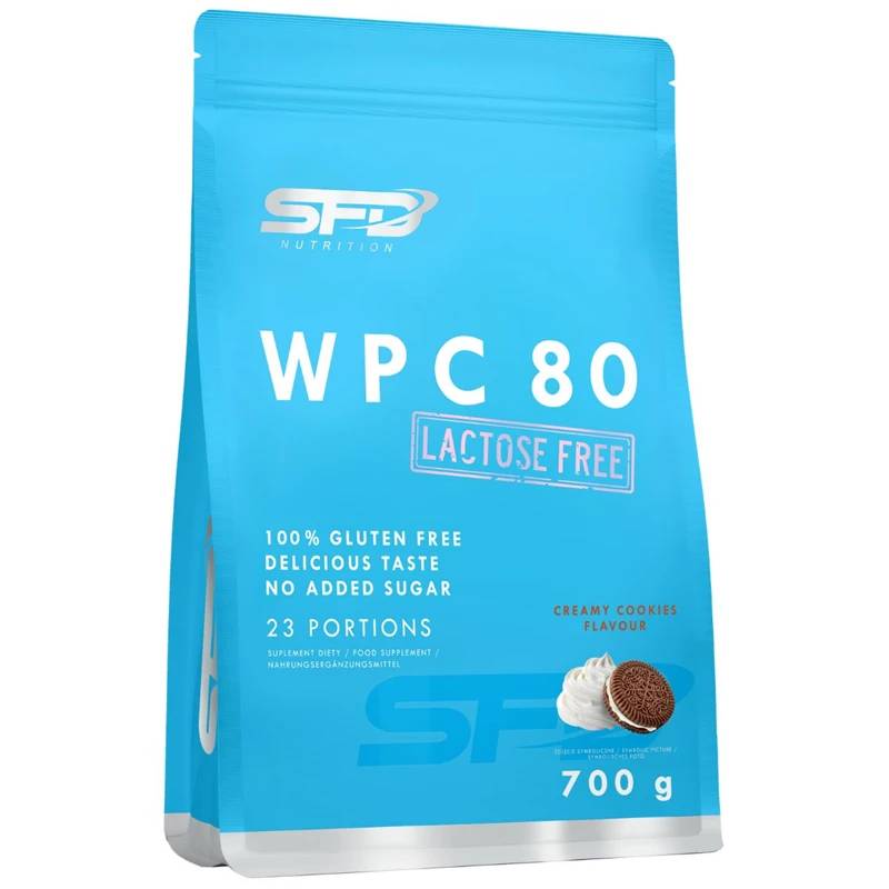 WPC 80 без лактозы, малина - 700 г