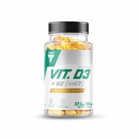 Vitamiini D3 + K2 (MK-7) - 60 kapselia