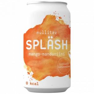 SPLÄSH gaseeritud vesi, mango-mandariini - 330 ml