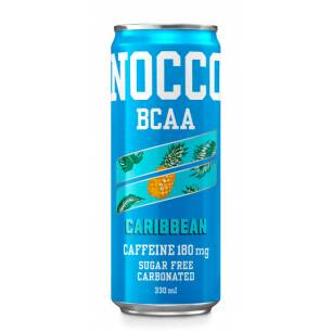 BCAA Caribbean, be kofeino, 24 × 330 ml