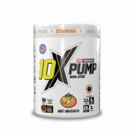 PUMP PreWorkout без стимуляторов, Безумный мандарин - 600 г