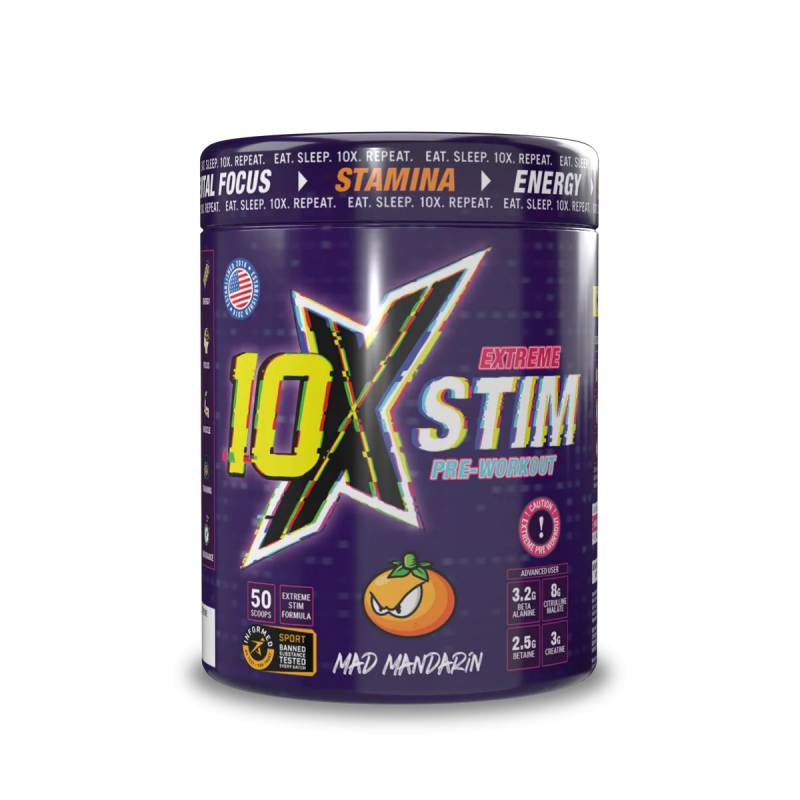 STIM PreWorkout, Безумный мандарин - 600 г