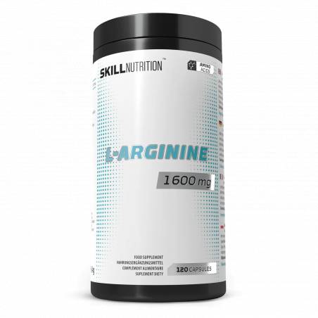 L-Arginiini, 1600 mg - 120 vegaanista kapselia