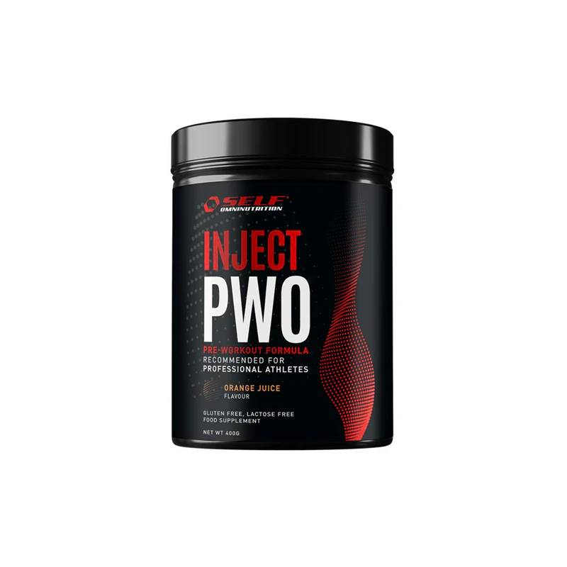 Inject PWO, Pre-workout formula, orange - 400 g