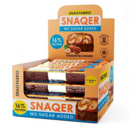 SNAQ FABRIQ Protein Bathon SNAQer "Hazelnut and Caramel", 50 g