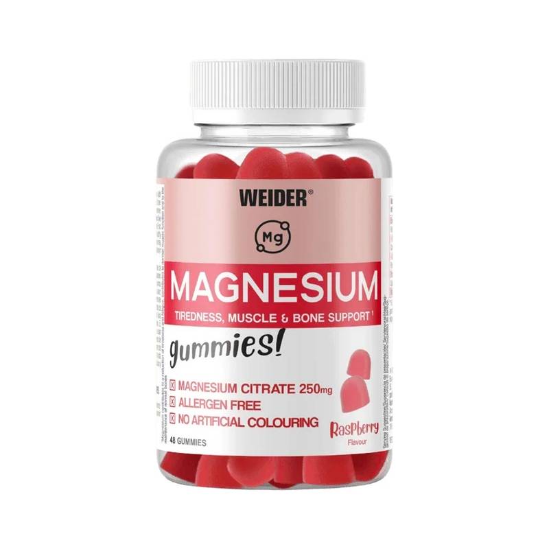 Magnesium Gummies, raspberry - 48 gummies