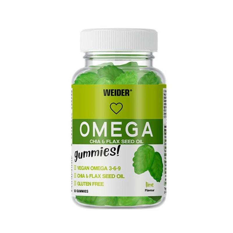 Omega-kummikarkit, Lime - 50 kummikarkkia