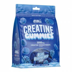 Creatine Monohydrate Gummies, Blue Raspberry - 80 gummies