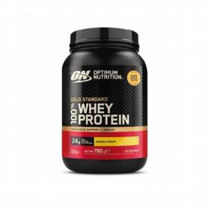 Gold Standard 100% sūkalu proteīna pulveris, banānu krēms - 780 g