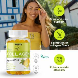 Collagen, pineapple - 50 gummies