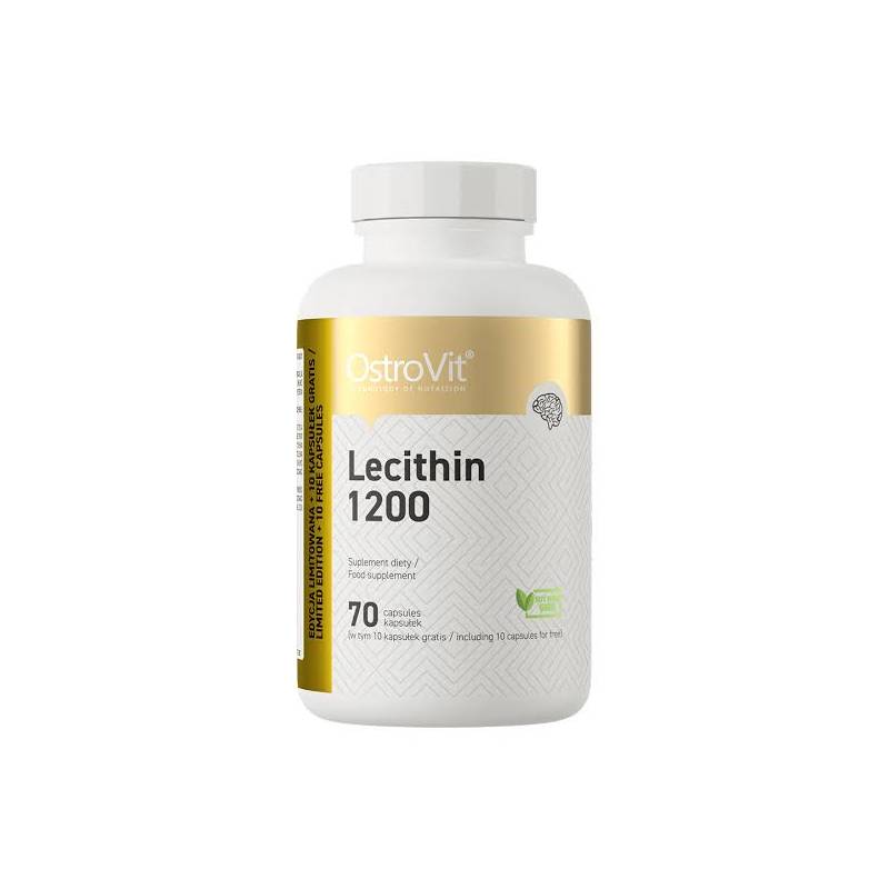 Sojas lecitīns 1200 mg - 70 kapsulas