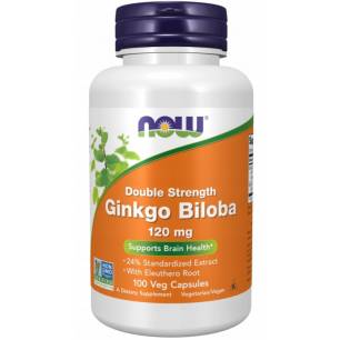 Ginkgo Biloba Double Strength, 120mg - 100 vegancapsules