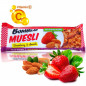 Bombbar Muesli Bar "zemeņu", 45 g Bombbar Muesli Bar "zemeņu", 45 g