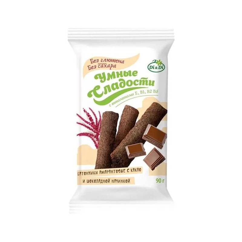Gluteenivaba amarandibatoon kakaoga, šokolaadimaitseline, 20 g Gluteenivaba amarandibatoon kakaoga, šokolaadimaitseline, 20 g