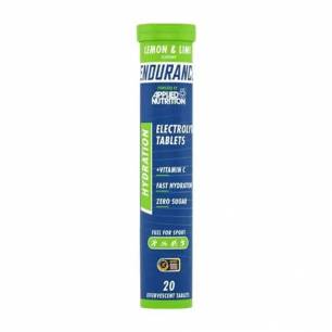 Endurance Hydration elektrolitai, citrinų ir žaliųjų citrinų skonio, 20 putojančių tablečių