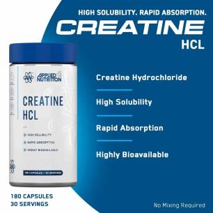 Creatine HCL - 180 capsules