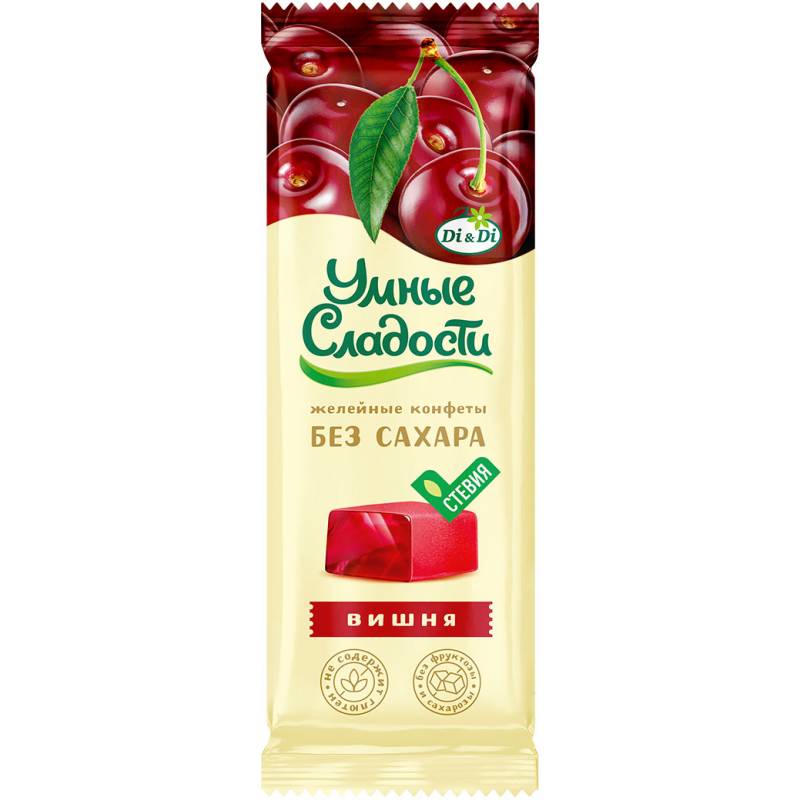 Smart Sweets Jelly Candies, Cherry Flavour, 90 g Smart Sweets Jelly Candies, Cherry Flavour, 90 g