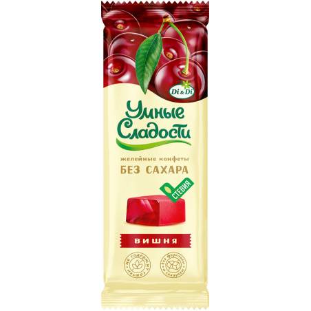 Smart Sweets Jelly Candies, Cherry Flavour, 90 g