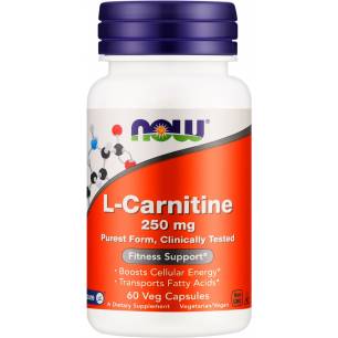 L-karnitiin, 250 mg - 60 vegankapslit