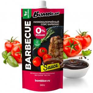 Bombos padažas „kepsninė“ žemos kalorijos, 240 g
