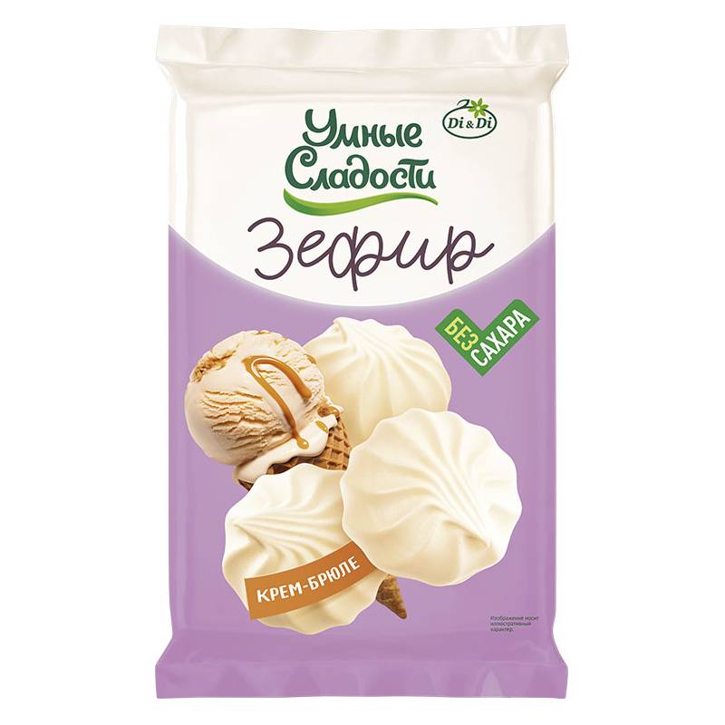 Zefiir „Targad maiustused“ crème brûlée maitsega - 150 g Zefiir „Targad maiustused“ crème brûlée maitsega - 150 g