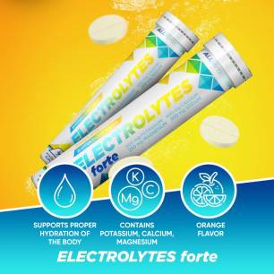 Elektrolüüdid Forte, apelsini maitsega, 20 tabletti