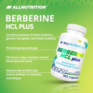Berberiini HCL Plus, 90 kapselia