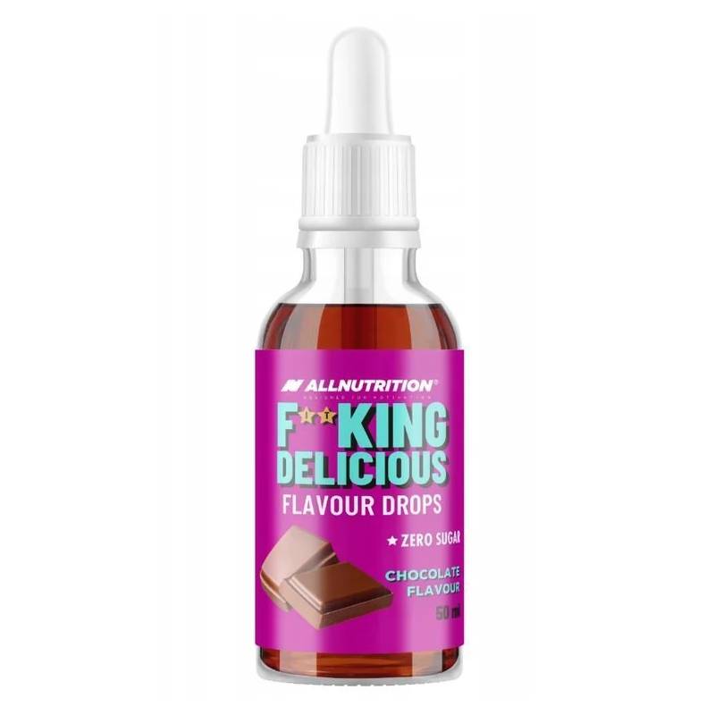 Fitking Delicious FLAVOUR DROPS, chocolate - 50 ml