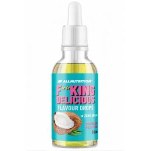 Fitking Delicious FLAVOUR DROPS, coconut - 50 ml