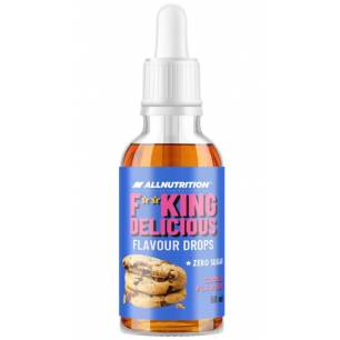 Fitking Delicious FLAVOUR DROPS, cookie - 50 ml