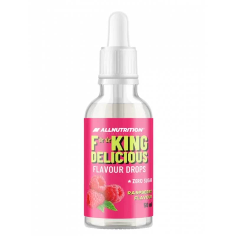 Fitking Delicious FLAVOUR DROPS, raspberry - 50 ml