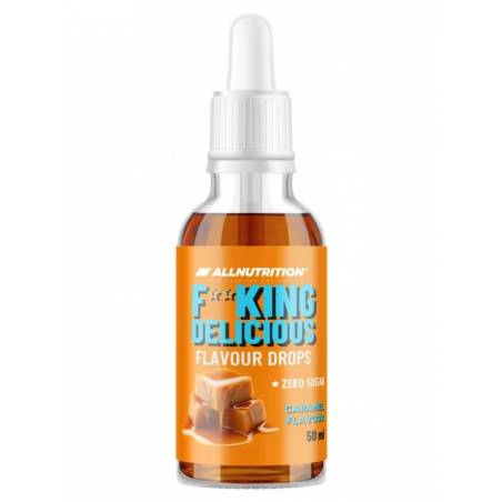 Fitking Delicious FLAVOUR DROPS, salted caramel - 50 ml