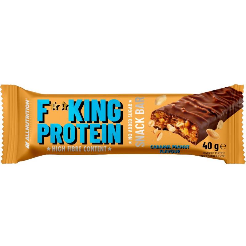 FITKING PROTEIN SNACK BAR, caramel peanut - 40 g