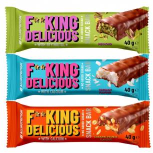 Patukka Fitking Delicious Snack Bar, karamellin ja maapähkinän makuinen, 40 g