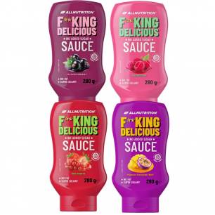 Kastike Fitking Delicious Sauce, punaisten marjojen makuinen, 280 g