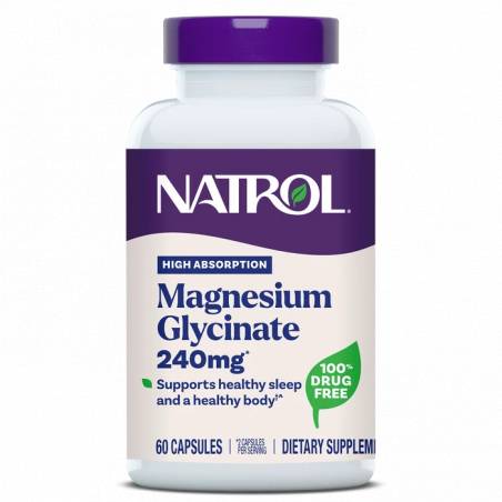 Magnija glicināts, 240 mg, 60 kapsulas
