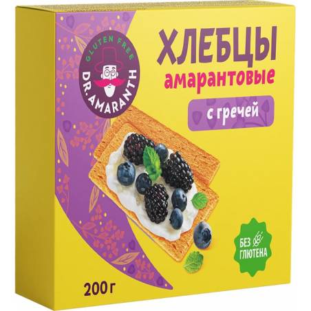 „Dr.AMARANTH“ amarandileivad tatraga, 200 g