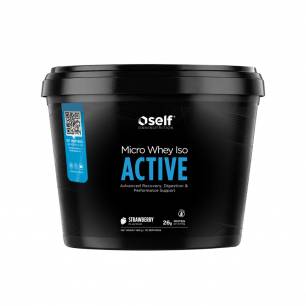 Vadakuvalgu isolaat Micro Whey Iso Active, maasika - 900 g
