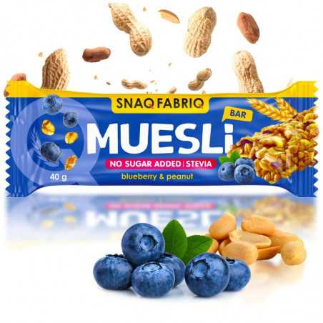 TM "SNAQ Fabriq" Musli Bar "melleņu", 40 g.