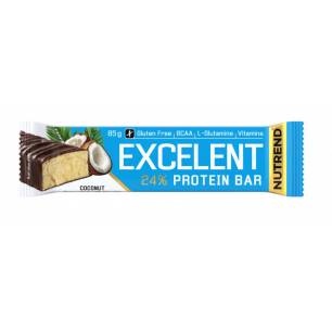 Baltyminis batonėlis EXCELENT, kokosų skonio, 85 g