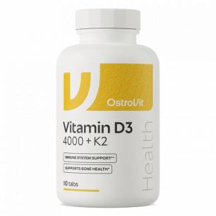 Vitamin D3 4000 + K2 - 110 tablets
