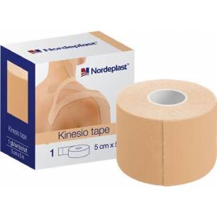 Kinesioteippi, 5 cm × 5 m, beige