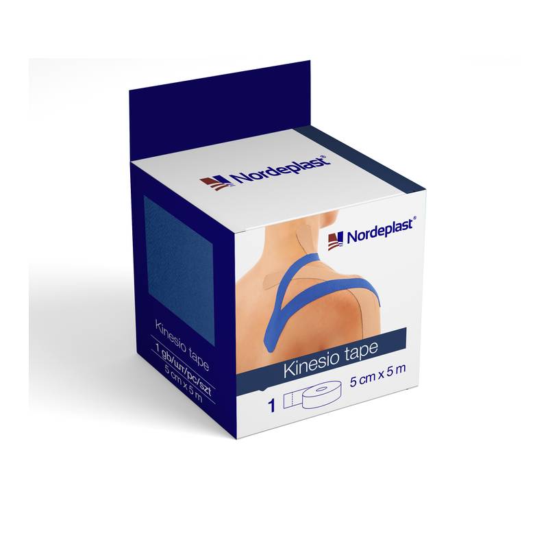 Kinesiology Tape, 5 cm x 5 m, Blue Kinesiology Tape, 5 cm x 5 m, Blue