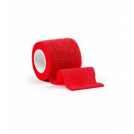 NorDic Cohesive isekleepuv side, 5 cm x 4,5 m - punane