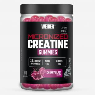 Micronized Creatine Gummies, Cherry Blast  - 60 gummies