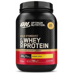 Gold Standard 100% sūkalu proteīna pulveris, banānu krēms - 780 g