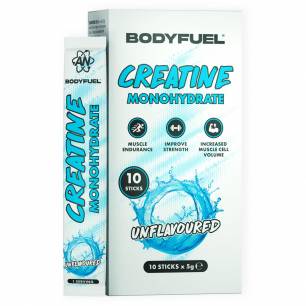 Bodyfuel kreatiinmonohüdraat pulkpakendites, maitsestamata - 10 × 5 g