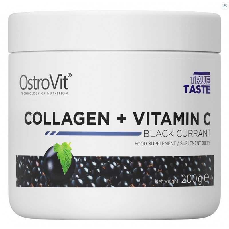 Ostrovit kolagēns + C vitamīns, melnādains - 200 g
