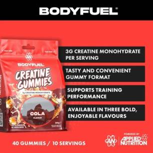 Kreatiini bodyfuel  närimispastillid, koolamaitselised - 40 pastilli